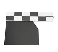 Tbest Il Regista del Regista Clapper Board Professional Dureble Movie Scene Crapboard con Magnete Incorporato per la Produzione di Video Rolls Camera Fotography Densità Scheda 25x18cm (BLACK)