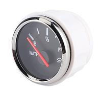 Tbest Indicatore di Livello Dell'acqua 2in per Uso su Barca e (Black Dial | Materiali durevoli, dimensione di montaggio 52 mm, display retroilluminato, indicazione del livello del liquido