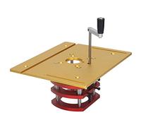 TBest Indusal Plies Router Lift Manual Sollevaggio del Router Kit Router Tabella Saw Base Plate CNC, Proc. (Tbest1h9advu543-11)