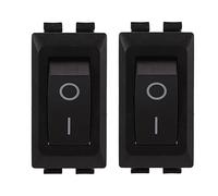 Tbest Interruttore a Bilanciere a 2 Posizioni ON OFF 16A 125/250V, Interruttore a Levetta PA66 per Strumenti Automobilistici per Barche, Elettrico Ignifugo con 10000 Cicli