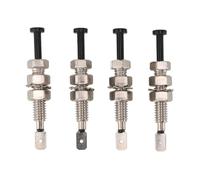 Tbest Interruttore a Perno Regolabile per Portiera, Cofano, Allarme, 12V, Sicurezza Universale per Auto con Lega , Accensione/spegnimento Istantaneo per Luci del Tetto