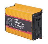 Tbest INVERTER PER AUTO CONVERTITORE DI ALIMENTAZIONE AUTOMATICO DOPPIO USB DA 3000 W TRASFORMATORE SINUSOIDALE MODIFICATO CON 2 PORTE E PRESA CA PER VIAGGI IN CAMPEGGIO E VIAGGI DI (DC12V-AC220V)