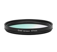 Tbest Junestar 67 Mm Filtro per Lenti per la Telecamera Graduata in Vetro Ottico Vetro Ottico Multistrato Nano Rivestimento Impermeabile a Prova di Olio Antidolori (verde sfumato)