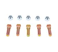 Tbest Kit Dadi e Prigionieri Ruota 1/2in-20, 007-122-00 00712200 7-122 per Auto, con 5 Bulloni e 5 Dadi