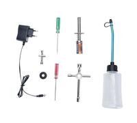 Tbest Kit di Avviamento per Auto RC, Bottiglia Combo di Caricatore di Caricatore di Caricatore di Caricatore di Accensione del Motore Elettrico in Metallo per Accessori Remoti per (Spina Europea)