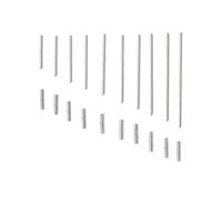 Tbest Kit di Tubi e Perni per Cinturini da 10 Tipi, Set di Strumenti di Riparazione per Cinturini in Metallo di Alta qualità, Accessori di Ricambio per il Fissaggio del Braccialetto a Maglie