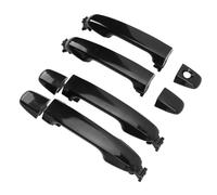 Tbest Kit maniglia esterna resistente alle intemperie durevole maniglie esterne di ricambio per 2012 2013 2014 2015 2016 2017 ABS nero 4 pezzi
