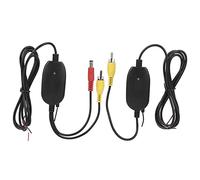 Tbest Kit Ricevitore Trasmettitore Video Wireless, Segnale Stabile 628x582 Pixel per Telecamera di Retromarcia per Auto, con Materiale ABS per Monitor per Auto, Lettori DVD