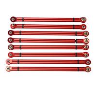 Tbest Kit Tirante in Metallo 1/10 per Parti di Aggiornamento per Auto Cingolate Assiali Scx10 Aste di Collegamento in Lega di Alluminio Ad Alta Resistenza Distanza tra gli Assi 313mm
