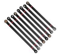 Tbest Kit Tirante in Metallo 1/10 per Parti di Aggiornamento per Auto Cingolate Assiali Scx10 Aste di Collegamento in Lega di Alluminio Ad Alta Resistenza Distanza tra gli Assi 313mm