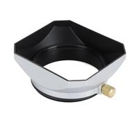 Tbest La Lente in Metallo da 52 Mm Cappuccetto Matto Armonato di Sole Riduce i Blocchi di Bagliori della Luce Solare in Eccesso per Fotografia Esterna Argento 52mm