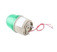 Tbest LED Warning Light with Sound and Dust Proof Cover (GREEN)