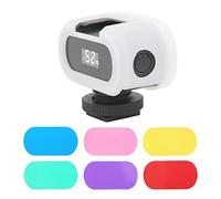 Tbest Luce della Fotocamera RGB Mini Mini Dimensioni Mini Tipo C Ricarica 6 Colori Video Ampiamente Usato per la Fotografia Dal Vivo