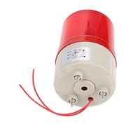 Tbest Luci di avvertimento LED rosse di allarme acustico ottico Luce rotante di emergenza Lampada di avvertimento lampeggiante a LED