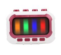 Tbest Macchina da Gioco Ritmica Portatile e Leggera con Luci a LED, 4 modalità, 4 Livelli di difficoltà per la Coordinazione Occhio-Mano, Giocattolo Musicale Grande Quanto il Palmo