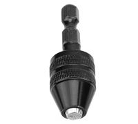 Tbest Mandrino Autoserrante da 0,3-3,6 Mm, Adattatore con Codolo Esagonale da 1/4" per Trapani Elettrici e Smerigliatrici, Serraggio Semplice della Punta, capacità,6 Mm