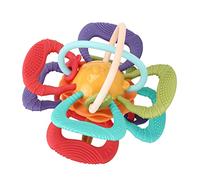 Tbest Manhattan Click Ball Baby Teether Sensory Toy, Materiale Plastico Sicuro per i Bambini