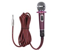 Tbest Microfono Cablato, Microfono Dinamico Cavo Cablato 4, 5 Mt da 6, 35 Mm Plug per Musica Che Canta Karaoke Stage Live Performance