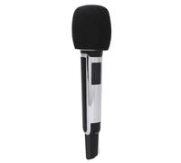 Tbest Microfono Dinamico Wireless Professionale Ad Alta Prestazione Karaoke Cantante per Esibizioni Teatrali Trasmissioni in Diretta Addominali in Metallo