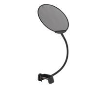 Tbest Microfono Filtro Anti-pop Schermo Antivento a Doppio Strato Antispruzzo Microfono in Rete con Flessibile a Collo D'oca a 360° Braccio Stabilizzante per Studio di Registrazione