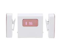 Tbest Microfono Lavalier Wireless da 2,4 GHz, Miscelazione della Musica BT, Durata della Batteria Estesa, Riduzione del Rumore, connettività Istantanea da 1 a 2 Sistemi a Doppia Microfono per