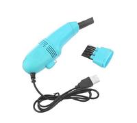 Tbest Mini Aspirapolvere USB, Basso Rumore, Grande Capacità (BLUE #11) | Pulitore portatile per tastiera, facile da usare, interfaccia USB, materiale ABS