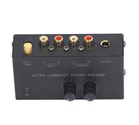 Tbest Mini Mixer Audio, Mixer Audio Professionale PP500A Preamplificatore per Giradischi in Vinile di Console per Scheda Audio Bilanciata RIAA Attivo per Club Bar 100-240 V