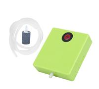 Tbest Mini Pompa di Ossigeno per Acquario Aeratore Portatile per Pesci a Batteria a Secco per Ossigeno di Emergenza e Pesca all'aperto, Durata della Batteria di Oltre 10 Ore, Design a Scatto