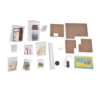 Tbest Miniature Dollhouse Kit per Divertimento Pratico e Creativo | Legno composito, Esperienza costruttiva coinvolgente, Attività di legame familiare