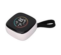 Tbest Misuratore di umidità della Temperatura O3 da 3 Pollici - Display LCD 50PPM Tester O3 Portatile con Cordino per Viaggi Domestici, Campeggio, Picnic, Rilevatore di O3Tester di Temperatura O3 in