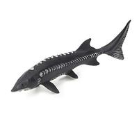 Tbest Modello di Pesce di Storione Fallito Simulazione di Simulazione sugli Animali per la Cultura Residenziale, Fotografie, Realizzati in Plastica per Bambini (M-1528 Storione Cinese)