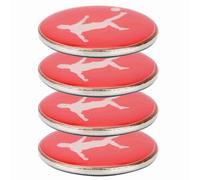 Tbest Moneta a Due Facce per Arbitrare Sport | Materiale metallico, spessore 1,2 mm, design compatto, tema personaggio calcistico, finitura lucida
