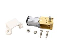 Tbest Motoriduttore 12v Motore Riduttore Cc Spazzolato 60 Giri/Min Rapporto 1:236 con Ingranaggio Metallico Fisso Alta Bassa rumorosità per Robot Lavatrice Forno Auto (60RMP)