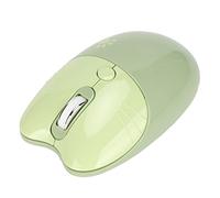 Tbest Mouse Wireless con Pulsanti Silenziosi e Doppia Modalità (GREEN) | Design portatile, impugnatura ergonomica, DPI a tre livelli, compatibile con più dispositivi