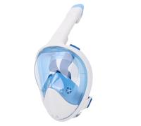 Tbest Occhiali da Snorkel a Faccia Piena, Visione Panoramica a 180 Gradi, Design Pc Leggero, Adattamento Personalizzabile per Tutti, Ideale per Tutti gli Avventurieri, Blu (L/XL)