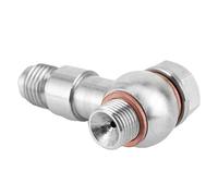 Tbest Oil Restricatore Ad Alimentazione Ad Alte Prestazioni Durevoli M11x1.0 a 4an Acciaio in Acciaio con Restrizione 1,0 Mm per GT25R GT28R GT30R GT35R Cuscinetto a Sfera Turbogers