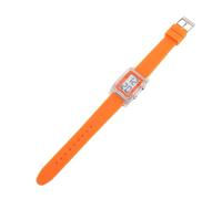 Tbest Orologio Digitale EL Retroilluminazione Ora Data Settimana 12/24 Ore Cinturino in Silicone Orologio Digitale a LED Cinturino a Conchiglia Traslucido da Polso Cifre di Design L con Ampia