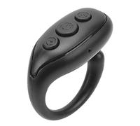 Tbest Pagina del Telecomando Ring Turner Ring Smart Finger 5.3 Selfie Portatile Come Volume per Leggere i Video TV ABS Black 62G (BLACK)