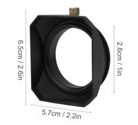 Tbest Paraluce Quadrato Accessorio per Fotocamere Mirrorless Filtro per Videocamera Digitale Design Rettangolare Antiluce Migliora il Contrasto Protegge Dai Danni Facile da Installare (55 mm)