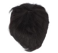 Tbest Parrucca Corta Uomo, Extension Naturali per Capelli per 50-57cm | Fibra ad alta temperatura, elegante per le feste, indossare tutti i giorni, vestibilità comoda
