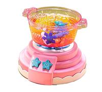 Tbest Pentolino per Fondue per Bambini, Giocattolo da Cucina in Plastica | Simulazione della cucina, materiali sicuri, divertimento fai-da-te, design colorato