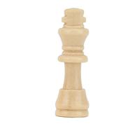 Tbest Pezzi degli Scacchi di Ricambio 32 Pezzi di Figurine del Gioco degli Scacchi Superficie Durevole e Liscia Adatta per Scacchiere Riunioni di Famiglia Imitazione Legno