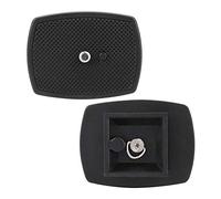 Tbest Piastra a sgancio rapido, mini portatile in plastica ABS per fotocamere Yunteng, vite da 1/4, testa treppiede