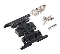 Tbest Piastra di Base per Ingranaggi Nera in Lega di Alluminio per Axole SCX10 / TFL CARBAME RC Accessori, Parte di Ricambio Robusta e Resistente per Auto Modello RC