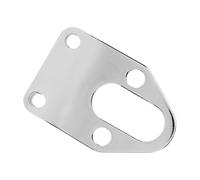 Tbest Piastra di Blocco Pompa Carburante con Guarnizione, Montaggio in Acciaio Inossidabile di Alta qualità per Motori Chevy SB 283 305 327 350 383 400 Tutti