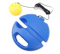 Tbest Pickleball Trainer, Rimbalzo della Base PE Che Colpisce Lo Strumento di Allenamento con Stringa 40 Buche per Il Miglioramento delle Prestazioni di Pratica