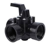 Tbest Piscina -divter -valve G1-1/2in ABS Valvola D'acqua Dell'acqua a Tre Sentieri per 4517 SPA, Applicazione di Larghezza