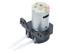 Tbest Pompa Dosatrice Peristaltica per Liquidi 12V DC Pompa per Tubo da Giardino Blu - Design Autoadescante a Scatto Facile e Multifunzionale per la Farmacia (BLACK)