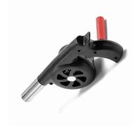Tbest Portatile Suoffiatore a Mano con Lama in Metallo Ad Alta velocità per Campeggio, Escursionismo, Picnic, Efficiente, Resistenze alle'usura, più Siicuro e Confortovole, Comodo e (Black)