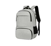 Tbest Pranzo più Fresco Isolato per Uomini con Grande capacità, con una Connessione USB, Borsa per Alimenti a Tenuta per le Escursioni Scolastiche, 11,8 * 8.7 * 19,3 in (GREY)